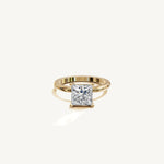 Solitaire 4-Prong Ring with 2ct Princess Diamond 