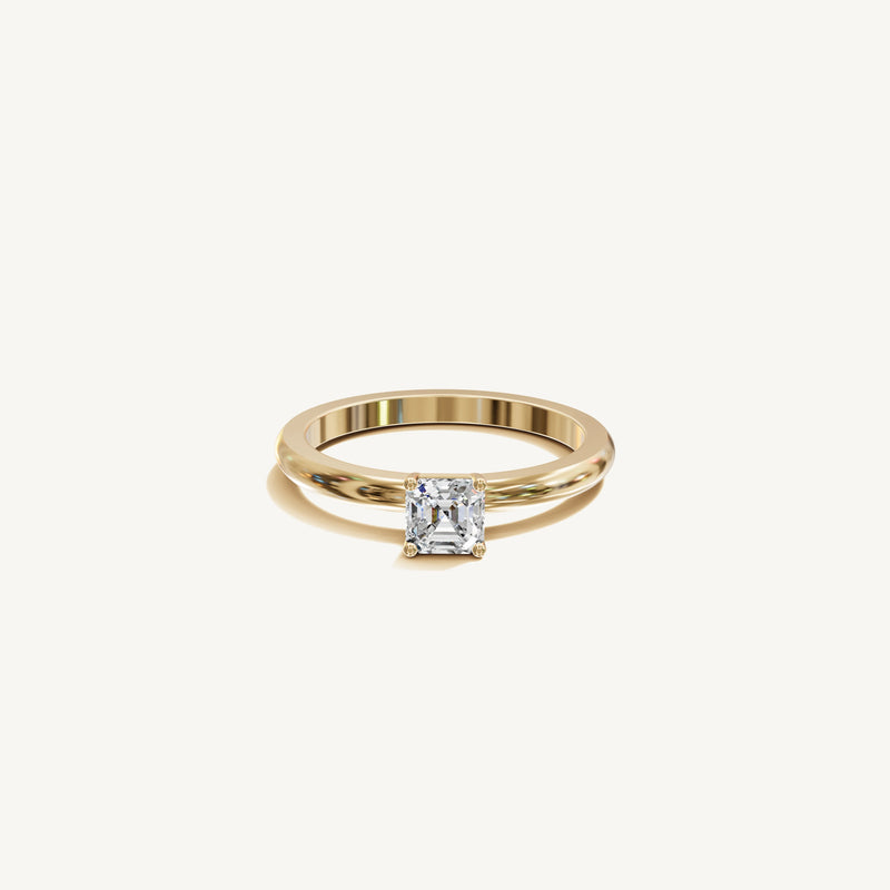 Solène — Asscher 0.50ct 3D