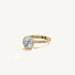 Solitaire Bezel Ring with 1ct Brilliant Diamond 
