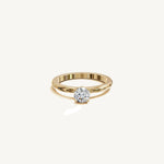 Solitaire 4-Prong Ring with 0.5ct Brilliant Diamond 