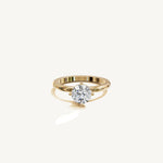 Solitaire 4-Prong Ring with 1ct Brilliant Diamond 