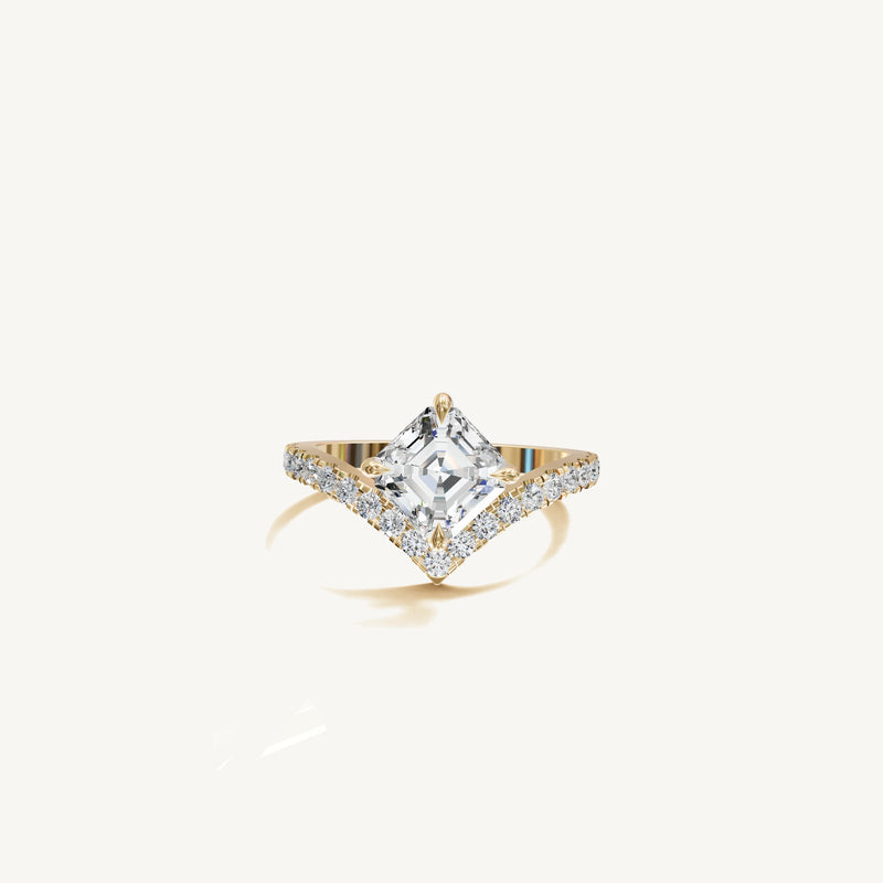Sagitta — Asscher 0.75ct 3D