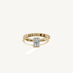 Solitaire 4-Prong Ring with 0.75ct Radiant Diamond 