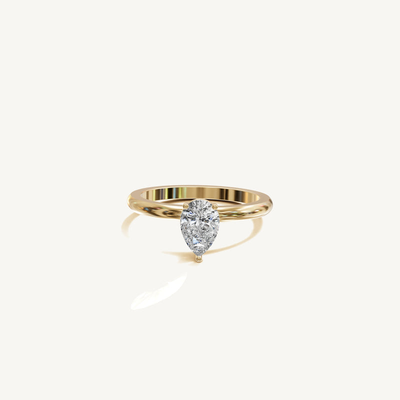 Solène — Pear 0.75ct 3D