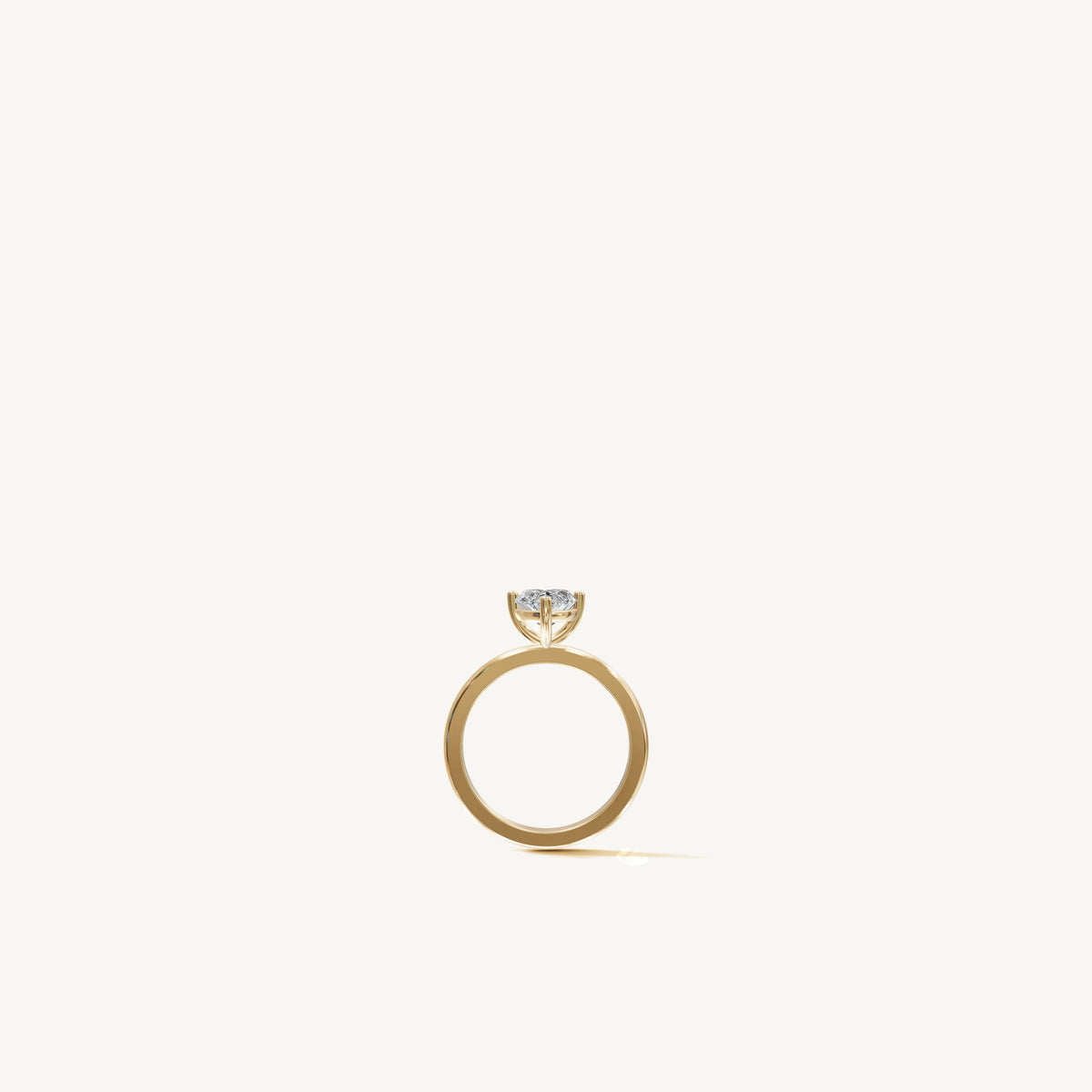 Solitaire 4-Prong Ring with 2ct Marquise Diamond 