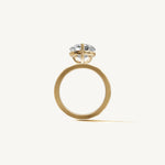 Solitaire 4-Prong Ring with 3ct Heart Diamond 