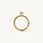 Solitaire 4-Prong Ring with 0.5ct Marquise Diamond 