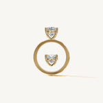 Solitaire 4-Prong Ring with 2ct Cushion Diamond 