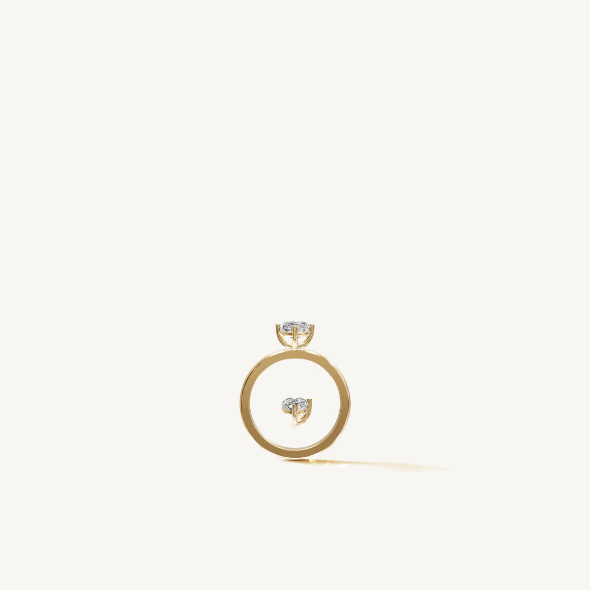 Solitaire 4-Prong Ring with 1.5ct Marquise Diamond 