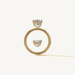 Solitaire 4-Prong Ring with 1.5ct Princess Diamond 
