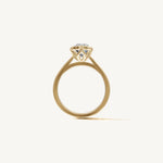 Solitaire Bezel Ring with 3ct Pear Diamond 