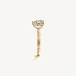Solitaire 4-Prong Ring with 2ct Heart Diamond 