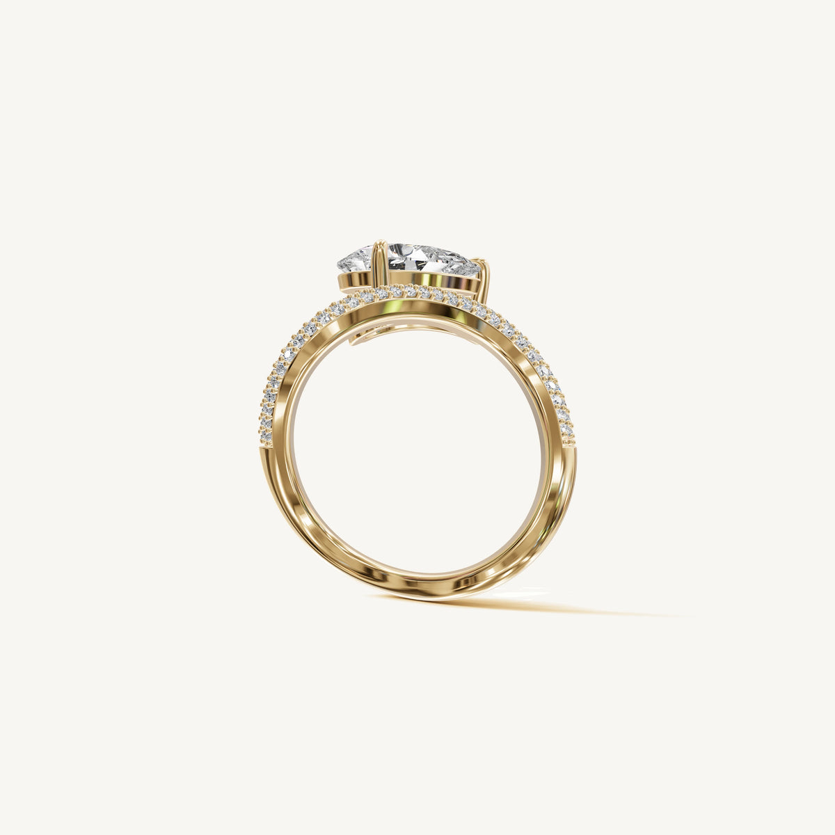 The Thétis — Pear 0.50ct 