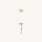 Solitaire 4-Prong Ring with 1.5ct Pear Diamond 