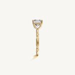 Solitaire 4-Prong Ring with 3ct Asscher Diamond 