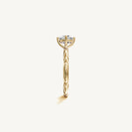 Solitaire 4-Prong Ring with 1ct Brilliant Diamond 
