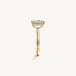 Solitaire 4-Prong Ring with 2ct Radiant Diamond 
