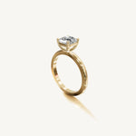 Solitaire 4-Prong Ring with 1.5ct Asscher Diamond 