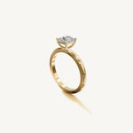 Solitaire 4-Prong Ring with 1ct Asscher Diamond 