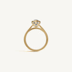Solitaire Bezel Ring with 3ct Marquise Diamond 