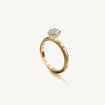 Solitaire 4-Prong Ring with 1ct Heart Diamond 