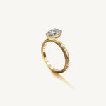 Solitaire 4-Prong Ring with 1ct Pear Diamond 