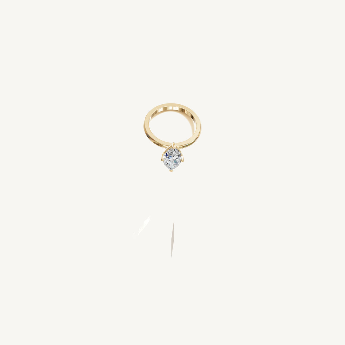 Solitaire 4-Prong Ring with 2ct Marquise Diamond 