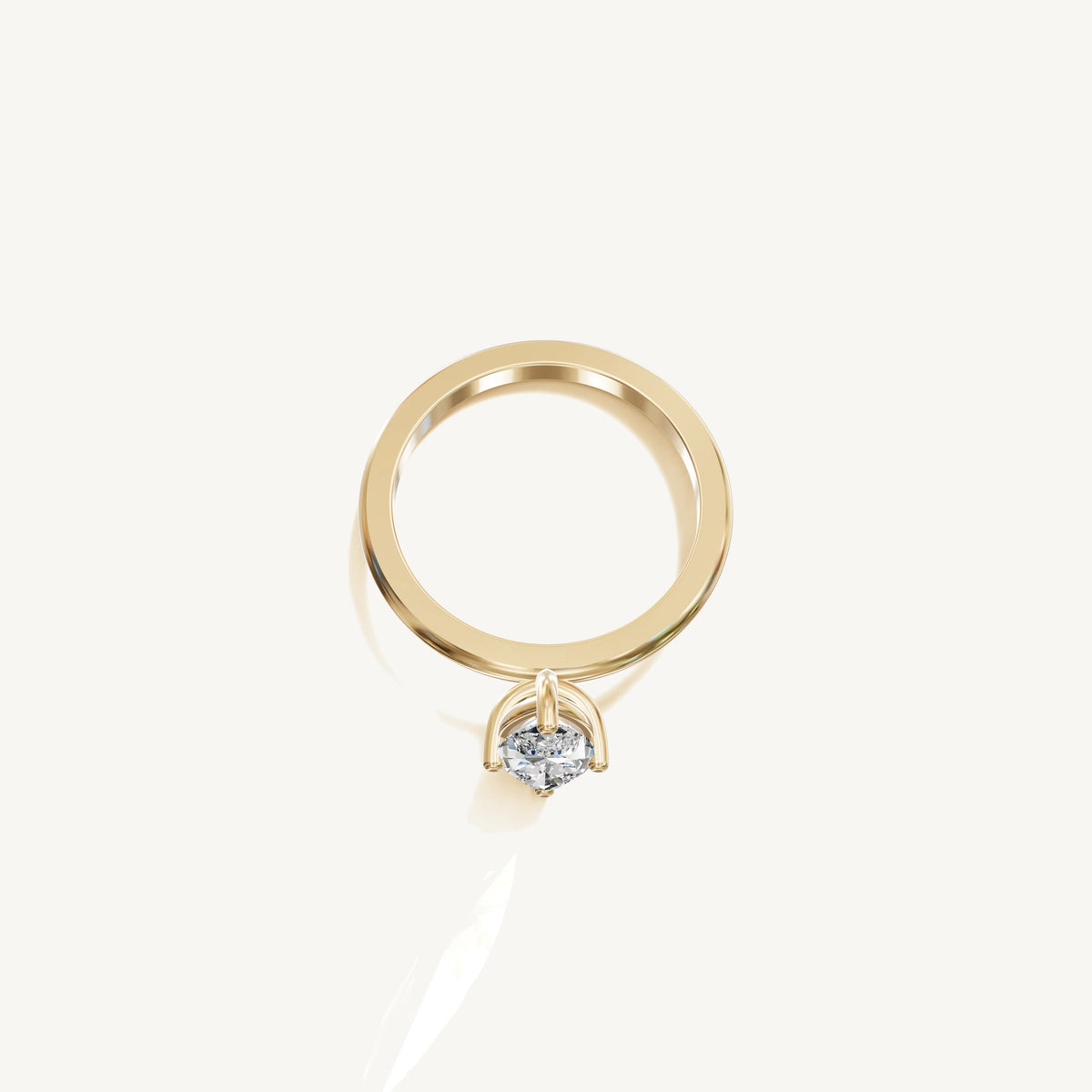 Solitaire 4-Prong Ring with 1ct Marquise Diamond 