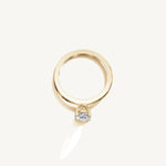 Solitaire 4-Prong Ring with 1ct Oval Diamond 
