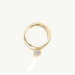 Solitaire 4-Prong Ring with 1ct Emerald Diamond 