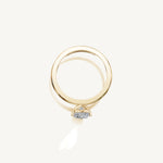 Solitaire 4-Prong Ring with 1ct Heart Diamond 