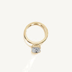 Solitaire 4-Prong Ring with 3ct Radiant Diamond 