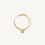 Solitaire 4-Prong Ring with 0.5ct Radiant Diamond 
