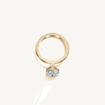 Solitaire 4-Prong Ring with 3ct Pear Diamond 