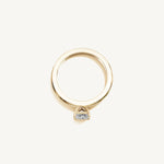 Solitaire 4-Prong Ring with 0.75ct Princess Diamond 