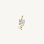 Solitaire 4-Prong Ring with 2ct Cushion Diamond 