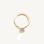 Solitaire 4-Prong Ring with 1ct Princess Diamond 