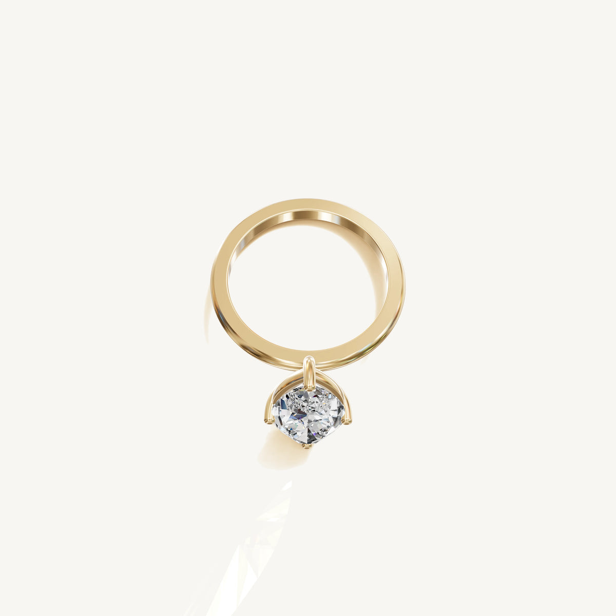 Solitaire 4-Prong Ring with 3ct Marquise Diamond 