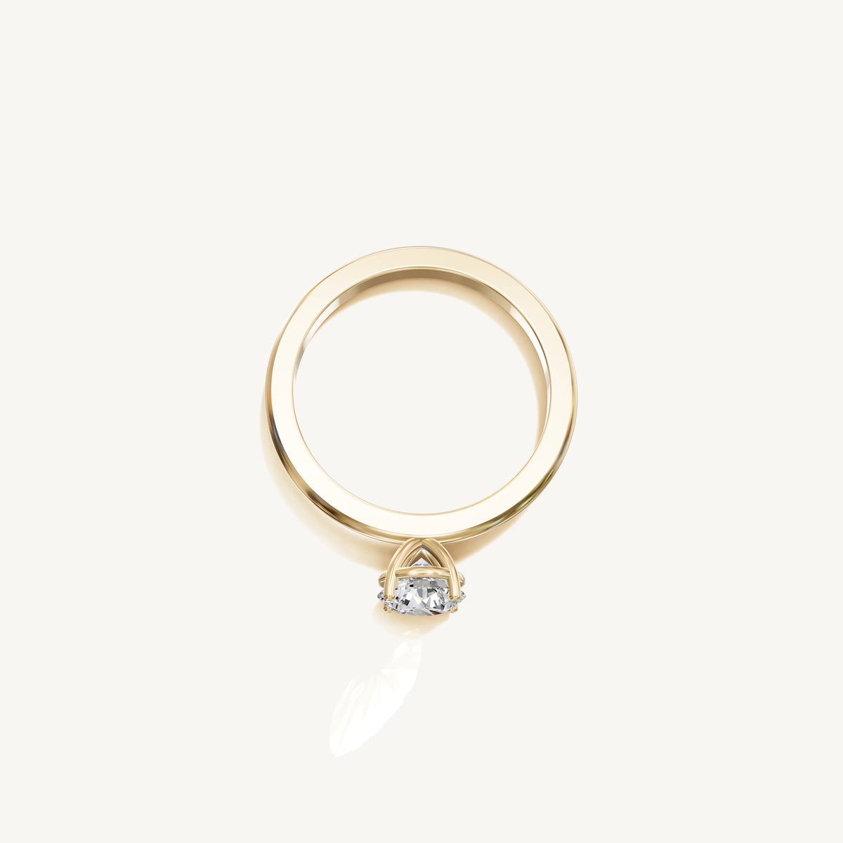 Solitaire 4-Prong Ring with 0.75ct Brilliant Diamond 