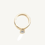 Solitaire 4-Prong Ring with 1ct Cushion Diamond 
