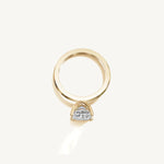 Solitaire 4-Prong Ring with 2ct Princess Diamond 