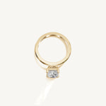 Solitaire 4-Prong Ring with 2ct Radiant Diamond 