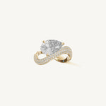 The Thétis — Pear 0.50ct 
