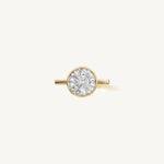 Solitaire Bezel Ring with 1ct Brilliant Diamond 