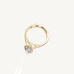 Solitaire Bezel Ring with 3ct Marquise Diamond 