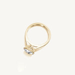 Solitaire Bezel Ring with 1ct Brilliant Diamond 
